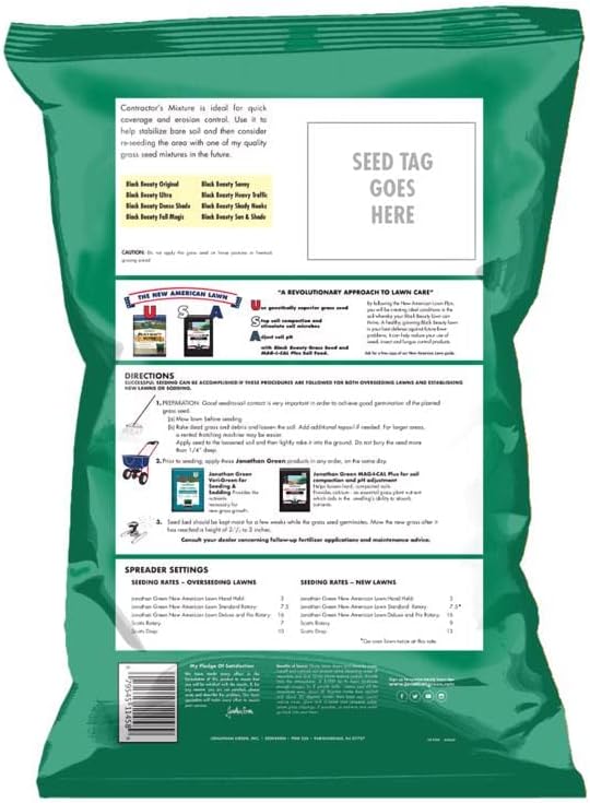 Miniatura 2 de Jonathan Green (11458 Contractor's Grass Seed - Semilla de césped de temporada fría (25 libras)