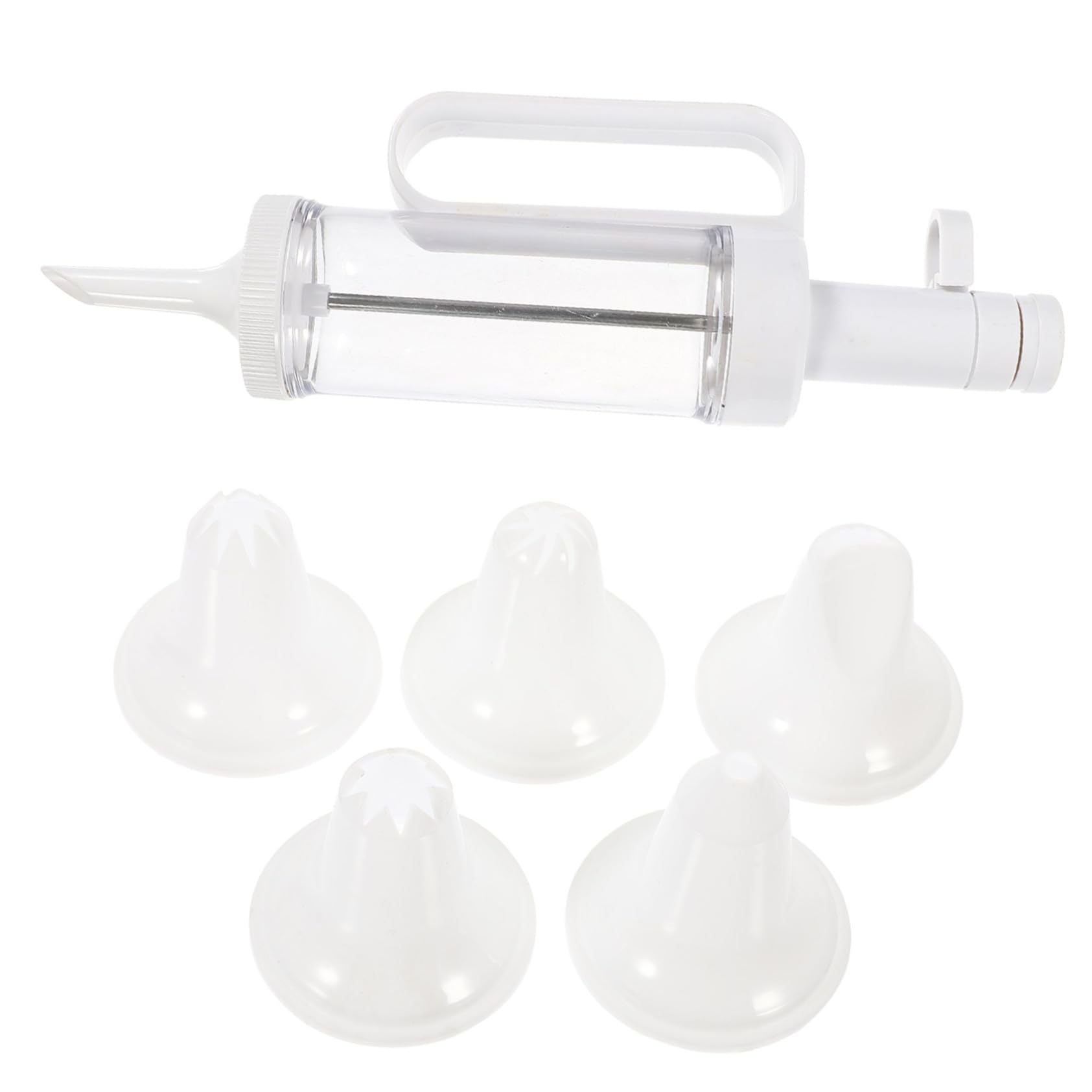 Alipis 1set Biscuit Decoration Tool Kit Ergonomic Cookie Press Machine Various Shapes for Cake Decorating Easy to Clean Baking Supplies for Cookies and