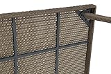 greemotion Tisch New York braun, Esstisch inklusive Glasplatte, Terassentisch für 4 Personen, Gartentisch aus hochwertigem Aluminiumgestell und Poly-Rattan, witterungsbeständig und pflegeleicht - 7