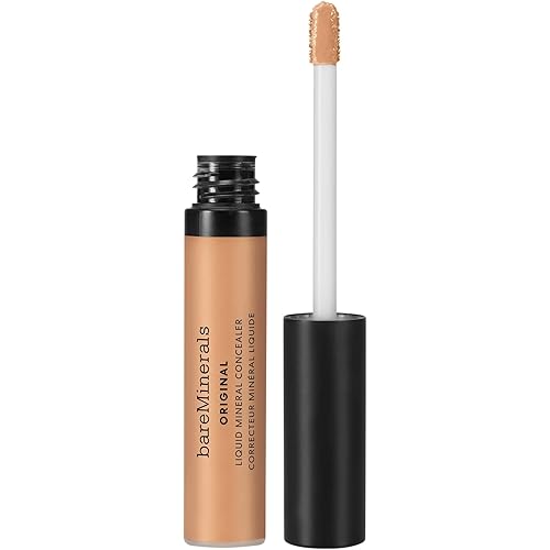 bareMinerals Original Liquid Mineral Concealer, Brightening Dark Circle Eye Concealer, Reduces Look of Fine Lines, Buildable Coverage, Vegan