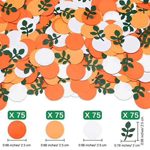 Little Cutie Baby Shower Confetti Sprinkle Baby Shower Confetti With Eucalyptus Decorations Hey Cutie Citrus Tangerine Themed Table Scatter Confetti For Baby Shower Supplies (200 Pcs,Orange Series) #TOP1