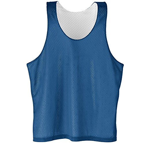 Reversible Tricot Mesh Lacrosse Tank - Navy - L/XL