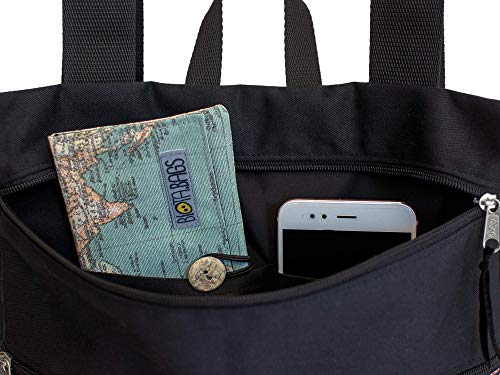 Sac à dos plat en tissu anti-encombrement confortable et compact