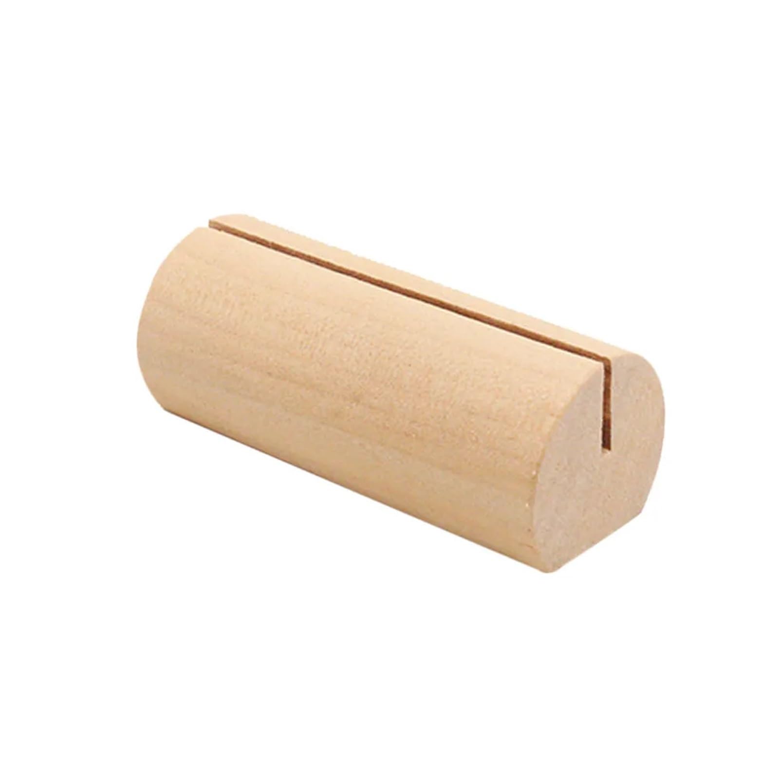 Memo-Clip-Halter, zylindrischer Holz-Fotoständer, 100 Stück