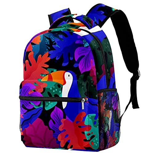 Sac à dos campus violet anti-mal de dos avec porte-bouteille intégré