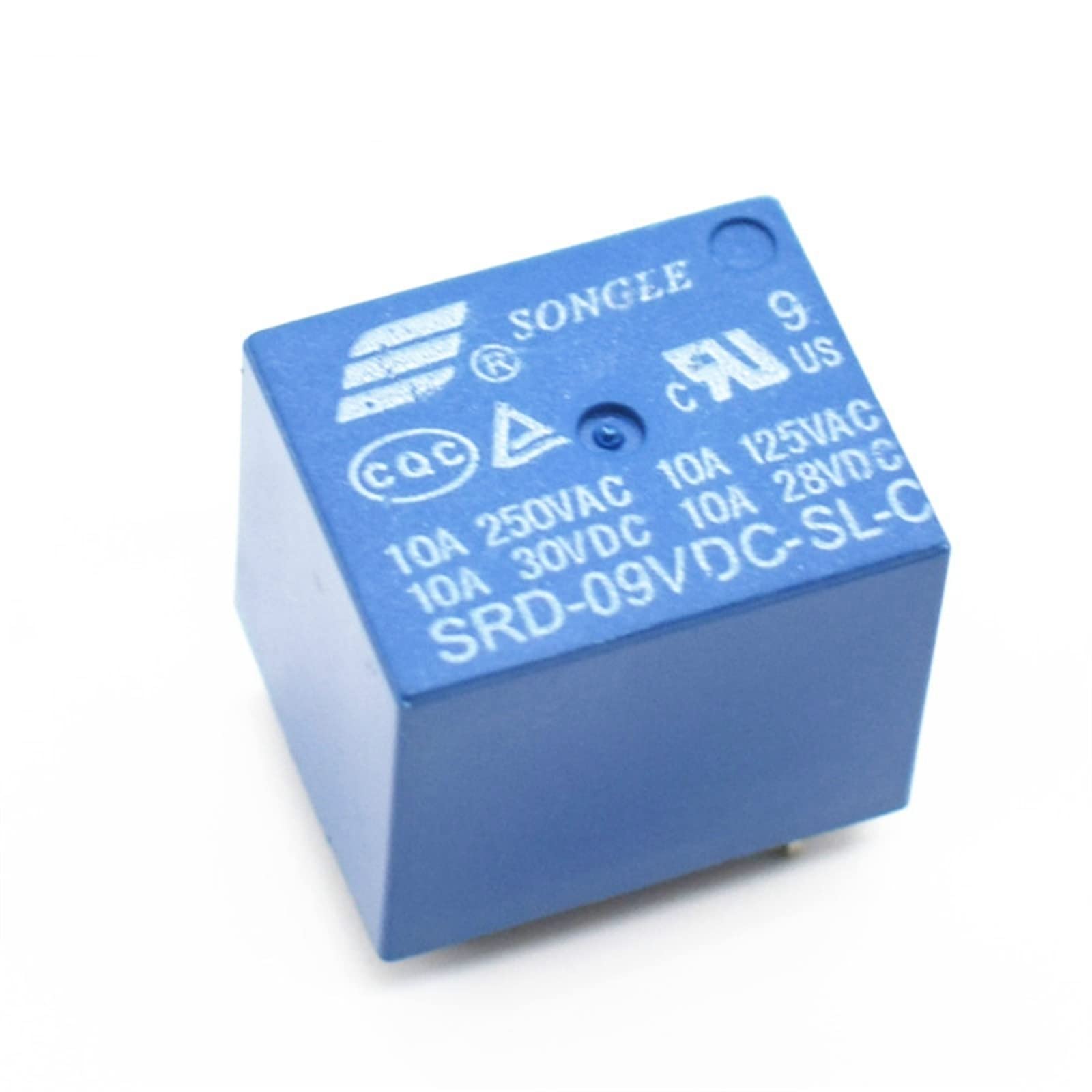 GJZIFGFWQ 1pcs Power Relays PCB Type SRD-09VDC-SL-C 9V 10A 250VAC 5PIN T73