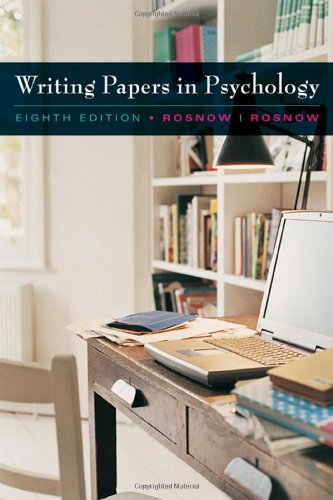 Buy Writing Papers in Psychology — BookShops.in