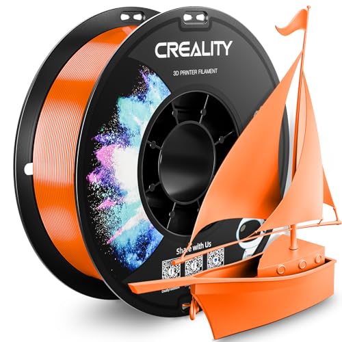 Image of CREALITY PETG Filament 1.75mm 3D Printer Filament, 1kg (2.2lb) Neatly Wound Spool, Dimensional Accuracy ±0.03mm, 2026 Batch, Fit for Ender, Bambu Lab, Anycubic,ELEGOO FDM Printers, Orange
