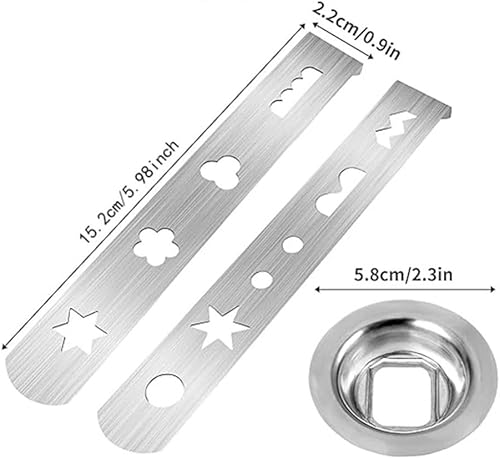 Miniatura 2 de Accesorio para hacer galletas, accesorio de pastelería, accesorio de molinillo de carne de acero inoxidable, accesorio de prensa de galletas,