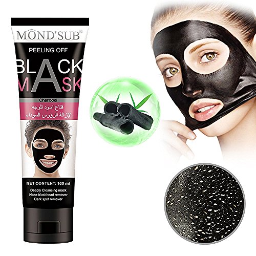 MOUSAND Bamboo Charcoal Remover Mask,Deeply Cleansing Peel Off Mask For Face Nose Acne, Purifying Facial Black Mask. (bamboo charcoal)
