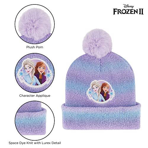 Disney Girls' Winter Hat, Earmuffs and Kids Gloves Set, Frozen for Ages, Age 4-73