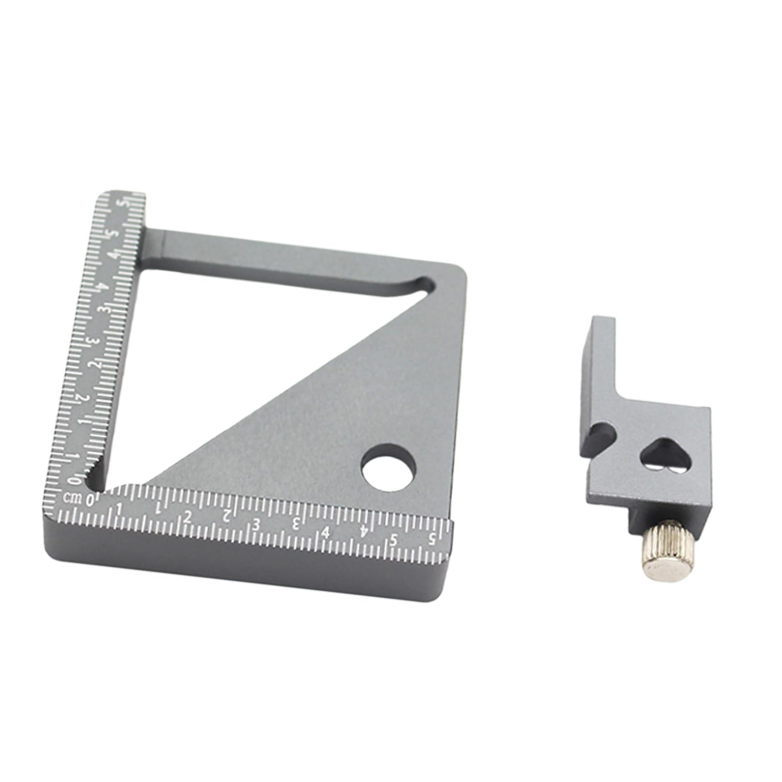 Tsophreniq Scriber Slider Multipurpose Aluminum Marking Gauge Ideal For Woodworking Carpenter And Enthusiasts Needing Measurements Multifunctional Marking Ruler