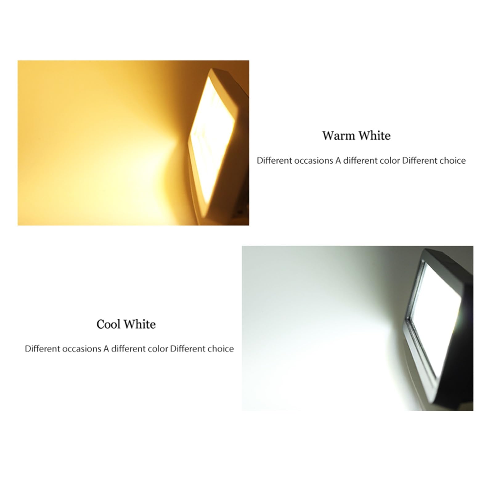 Projecteurs LED d'extérieur, Projecteur LED Étanche IP67 50W, Projecteur D'extérieur Blanc Ou Noir, Lampes De Paysa, Jardin, Rue, COB pour cour, parking, patio, aire de jeux ( Color : Cold White , Siz