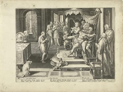 Lienzo de Caravaggio para salón: cuadro decorativo de La coronación de espinas 60x90cm