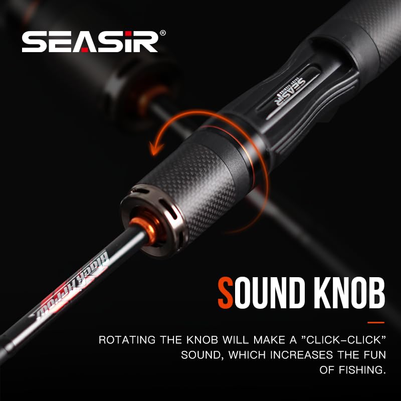 SEASIR Black Arrow Ultralight Fishing Rod, BFS Spinning Rod Bait