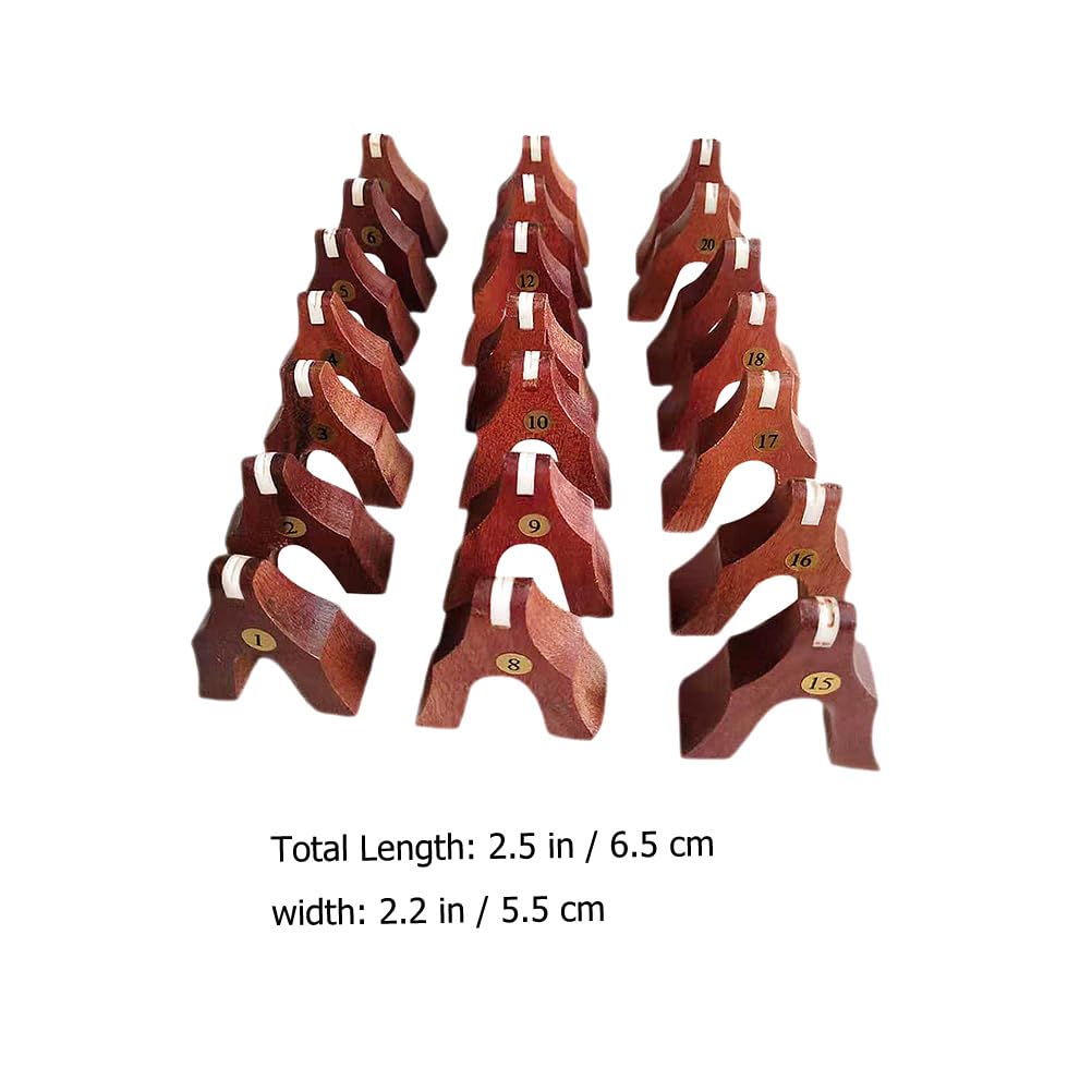 Abaodam 21pcs Guzheng Bridge Instrument Accessories Musical Bridge for Chinese Zither Koto Replacement Parts - Image 2