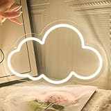 Cloud Neon Sign Cute Warm White Clouds LED Light Sign for Wall,Dimmable USB Floating Clouds Light Up Sign for Living Room Kid Bedroom Nursery Birthday Christmas Wedding Party decor