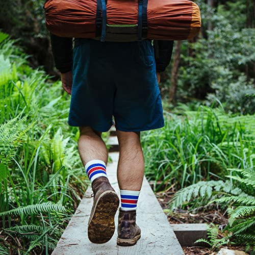 CloudLine Merino Wool Hiking Socks for Men and Women - Cushioned, Soft, Anti-Blister, Moisture Wicking, Made in USA - 1 Pair4