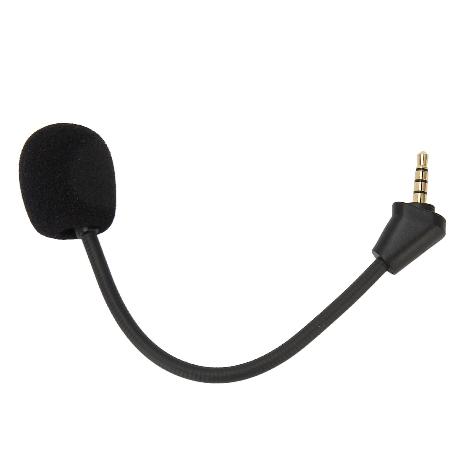 Tnfeeon Detachable Game Microphone Replacement with Noise Reduction for HyperX Cloud II Wireless Core Pro Cloudx, 3.5mm Plug for Clear Sound, Omnidirectional for Gamers