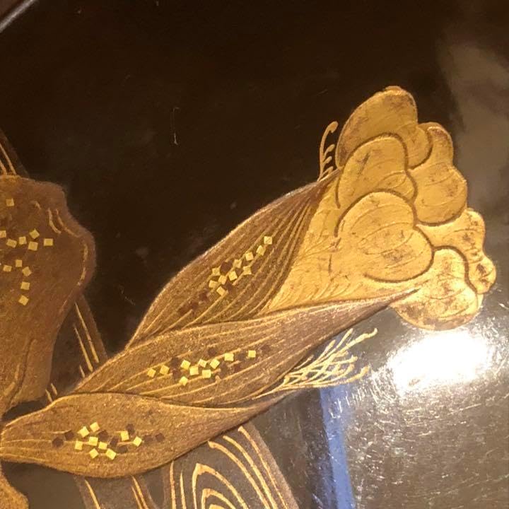 備前焼 小西陶蔵造 窯変造形浮彫『蟹文』酒呑盃ぐい呑み共箱 b