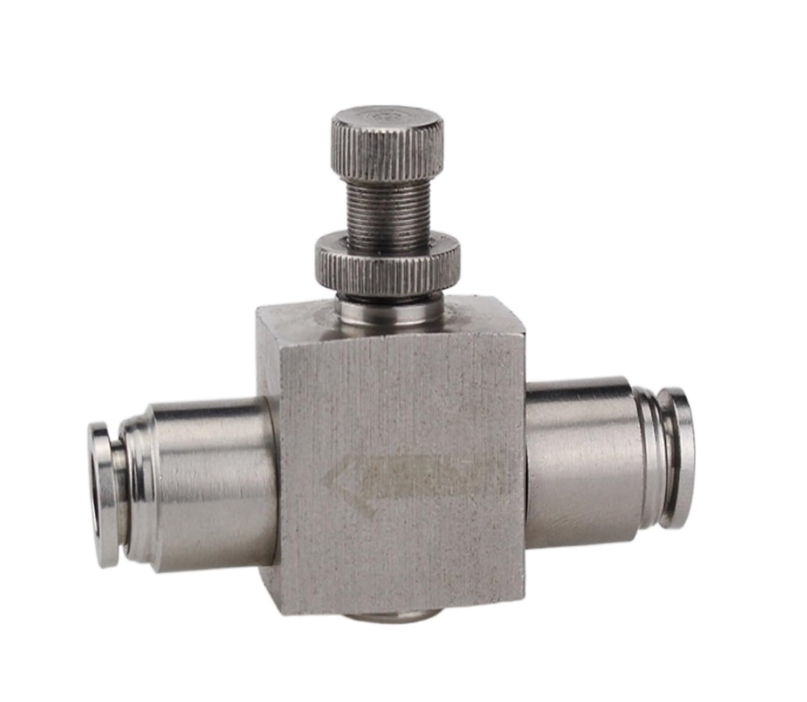 Tubo di collegamento pneumatico diritto passante, 2 pezzi in acciaio inossidabile raccordi for tubi pneumatici ad aria compressa in metallo a sgancio rapido raccordo for tubi ad alta pressione(Sa,6MM)