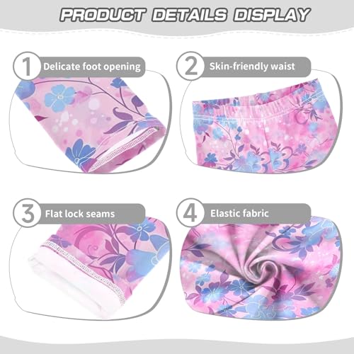 Tie Dye Unicorn Mermaid Girls Leggings Athletic Pants Tights Stretch Bottom3