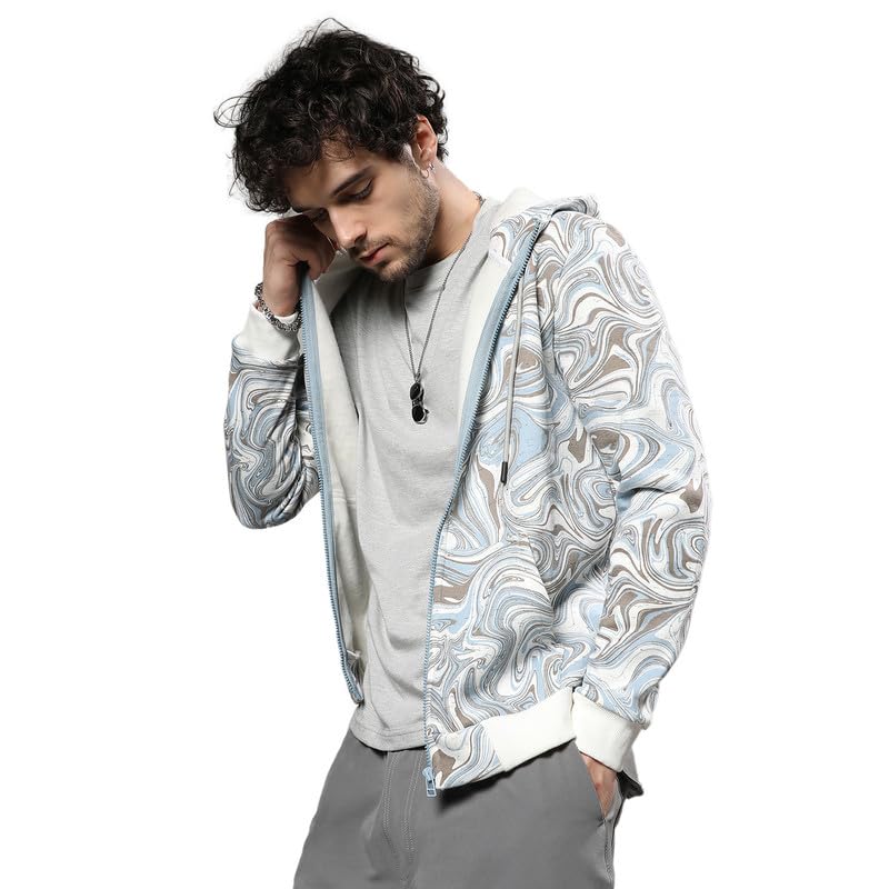 cahoot Men's Hoodie for Casual Wear | Hooded Neck | Long Sleeve | Pull On Closure | Regular Fit | Cotton Sweatshirt Crafted with Comfort Fit for Everyday Wear-picture-40