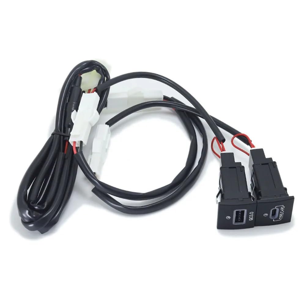 Caricabatterie USB per Auto, hub Porta USB, caricabatteria per Auto, Materiale ABS+, componenti elettronici