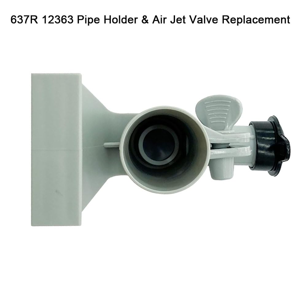 TopHomer 4 connettori per tubo della piscina, 637R 12363, adattatore per tubo con valvola a stantuffo, adatto per piscina fuori terra