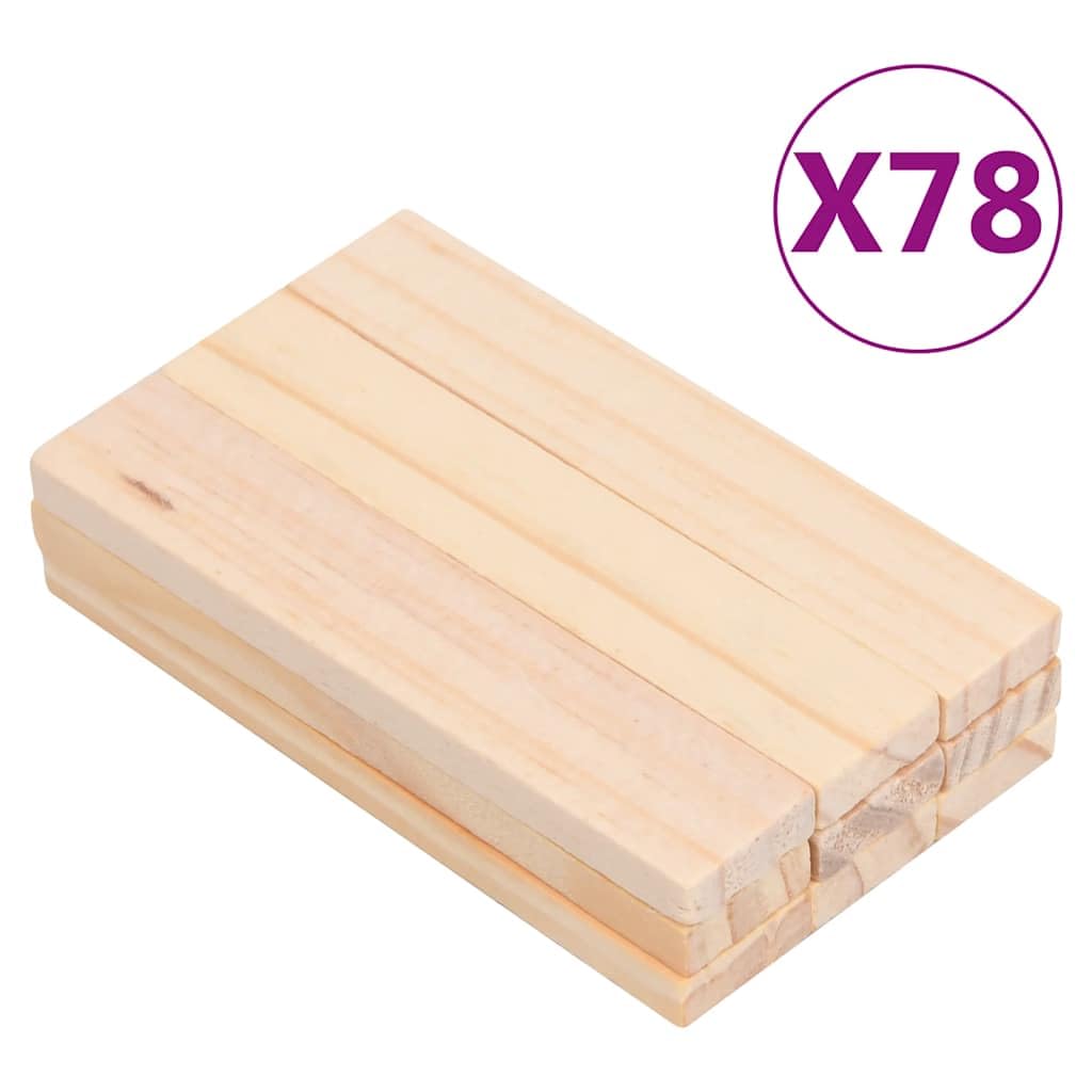 150-teiliges Holzbausteine-Set aus Kiefer Massivholz für Kinder, pädagogisches Konstruktionsspielzeug, kreatives Stapelspielzeug für Vorschule, Kindergarten, Baby, Kleinkinder, Geschenk