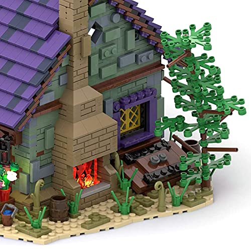 TYPIS Bausteine Haus, Bausteine Architektur Modell, Modulares Haus Bausteine Modell, MOC-57928 Gartenhaus Modellbausatz… – Bild 6