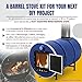 Barrel Stove Kit – Perfect For 30 to 55 Gal Drum Wood Stove Kit - Heavy Duty Steel Barrel Camp Stove Kit w/Stove Door - DIY Oil Barrel Stove Kit Heat Source for Winters in Workshop, Cabin, or Garage