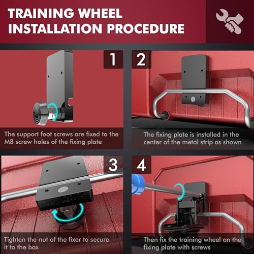 Packout Caster Wheel Kit, Upgraded Metal Front Wheels Fit for Milwaukee 48-22-8427/8426 Packout Rolling Tool Box-Accessories for Packout Toolbox, Folding Packaging Accessories Make Shipping Easy - Thumbnail 6
