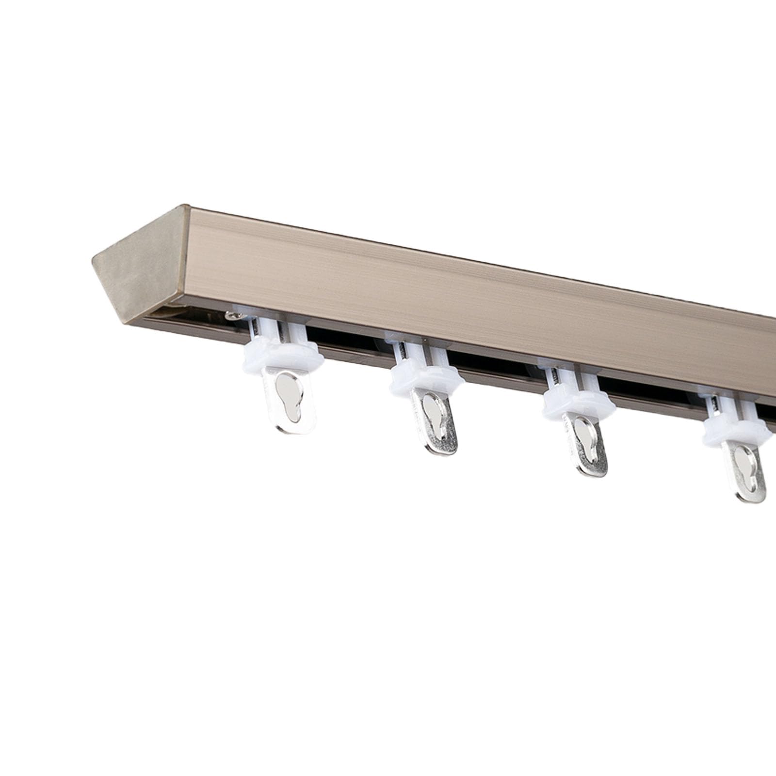 Rail de plafond en aluminium ajustable 4,5 m pour rideaux et décoration