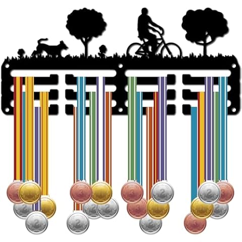 CREATCABIN Cycling Medal Holder for 60+ Medals Cover