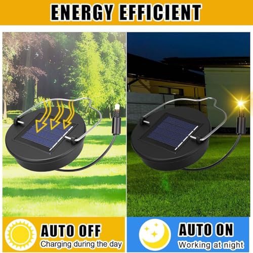 Kit de remplacement supérieur étanche pour lumière solaire