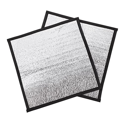 DECOMELODY 2個爬虫類用ヒーターパッド 水槽下プ 保温マット ウォーマーパッド 耐久設計 小動物 カメ トカゲ用 冬季向け保温アクセサリー