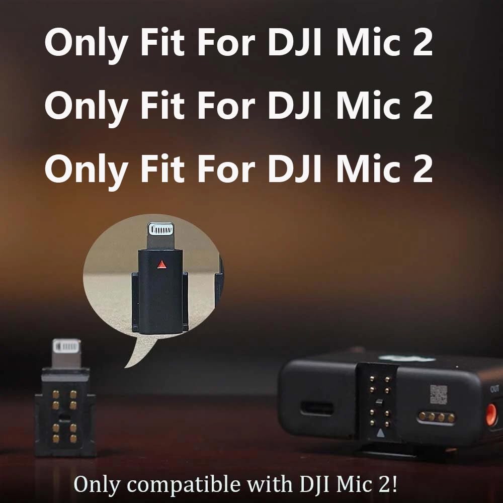 Adaptateur Lightning Pour DJI Mic 2 – IMusk – Neuf Et Sous Emballage