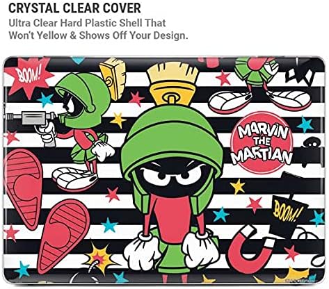 Skinit Case + Skin Compatible with MacBook Air 13in M1 (2021) - Officially Licensed Warner Bros Marvin The Martian Striped Patches Design