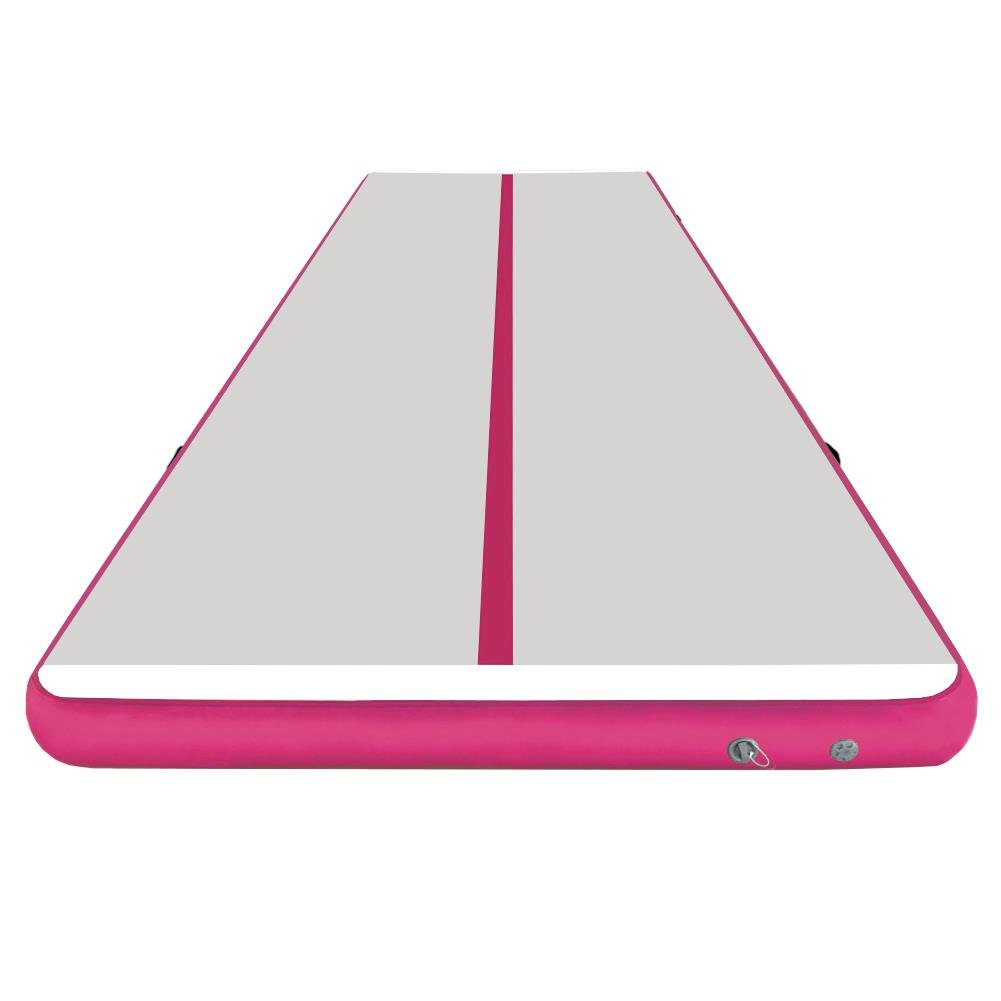 8 Inch Thick Inflatable GYM Mat Home Air Floor Inflatable Tumbling Mat for Gymnastics Air Tumble Mat Track with Electric Pump 15x2x0.2m