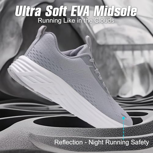 Image of Womens Tennis Shoes Ultralight Cushioning Walking Running Shoes Comfortable