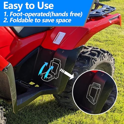 Repose-pieds arrière pour quad, la solution pliable anti-glisse - 7