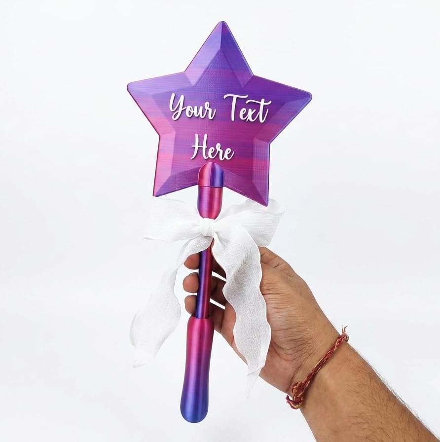 Image of THREADOUS Credit Card Wand Holder Lavendar, Fairy Wand Credit Card Holder, Magic Fairy Pay Star Wand Credit Card Holder, Tap to Pay Wand The Fairy Pay Debit Card Wand for Easy Checkout (Mystical Violet Pink (5 Color mix))