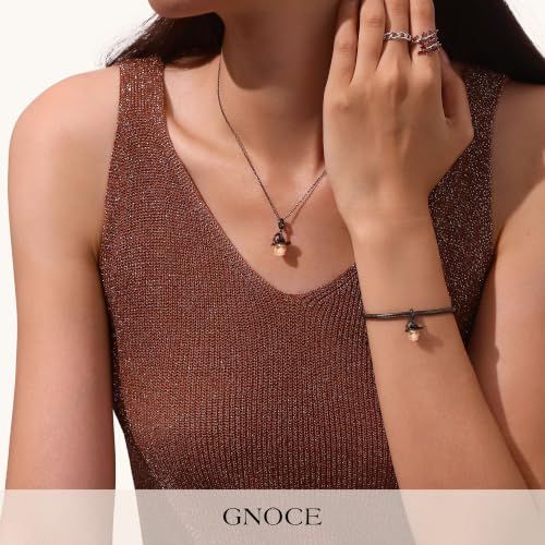 Image of GNOCE Witch Cauldron Pendant Charm,S925 Sterling Silver with Ruby Gemstones Dangle Charms Bead For Bracelets /Necklace Jewelry Gift For Women Girls Wife Daughter