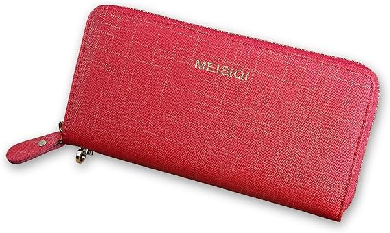 【60%OFF】【839円】 QERUUQ 牛本革 レデイース 長財布