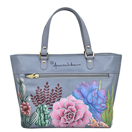 Image of Anuschka Women's Original Hand-Painted Genuine Leather Medium Tote