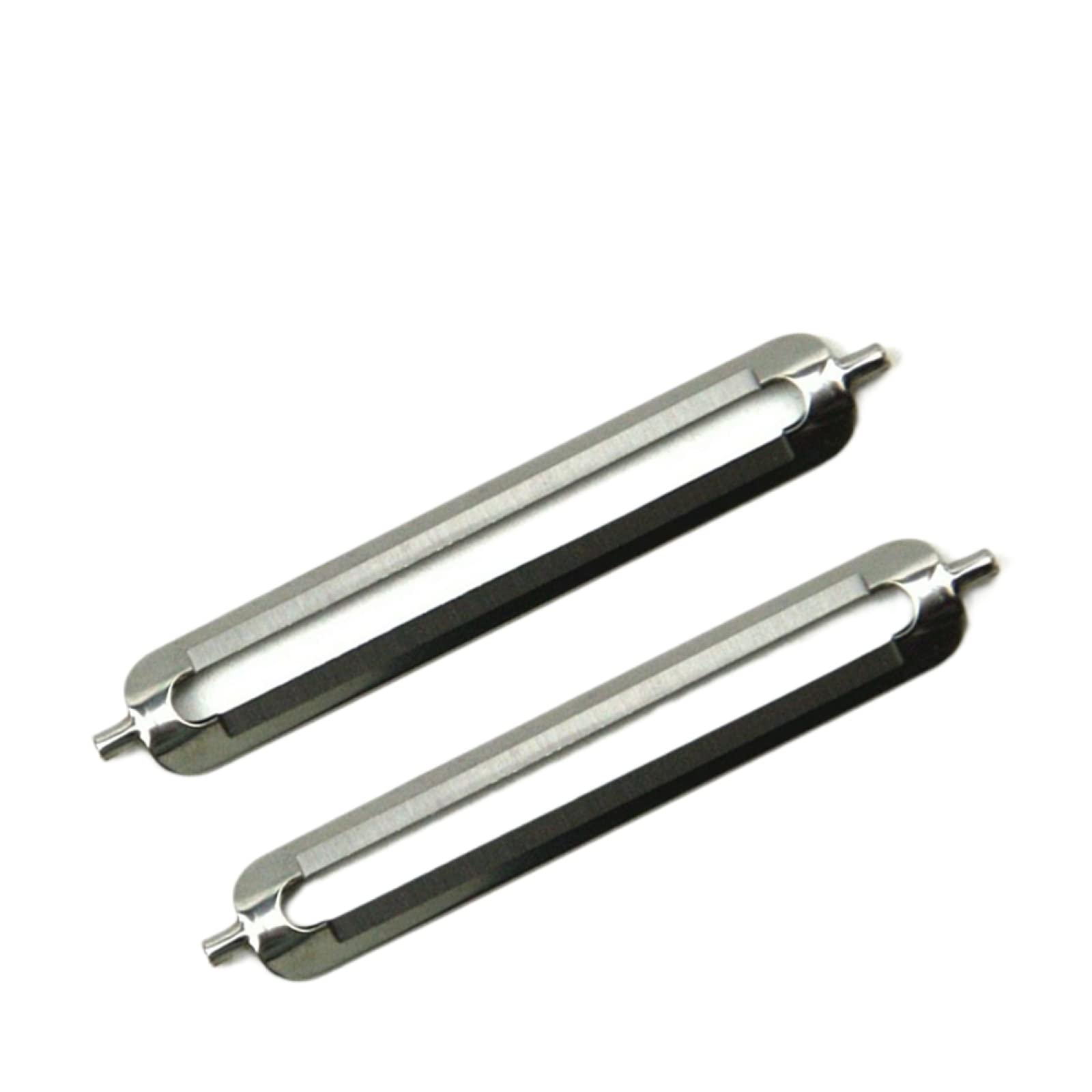 2-Pack Stainless Steel Vegetable Peeler Blades - Replaceable Flat Design