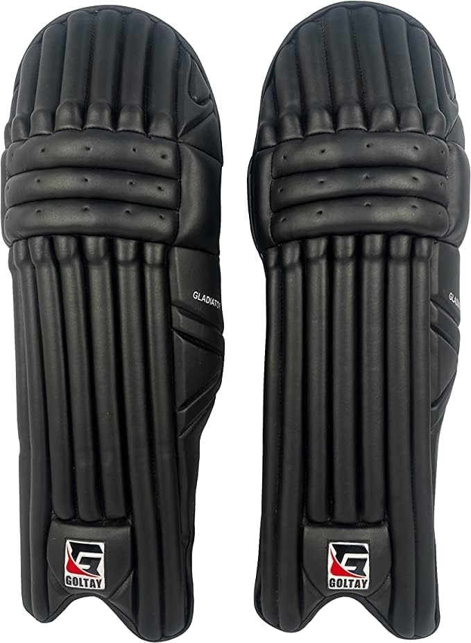 Cricket Batting Leg Guard Men’s Size RH (Black), Superior quality PVC outer facing, Inner facing Leather, Optimum flexibility, protection and Lightweight.