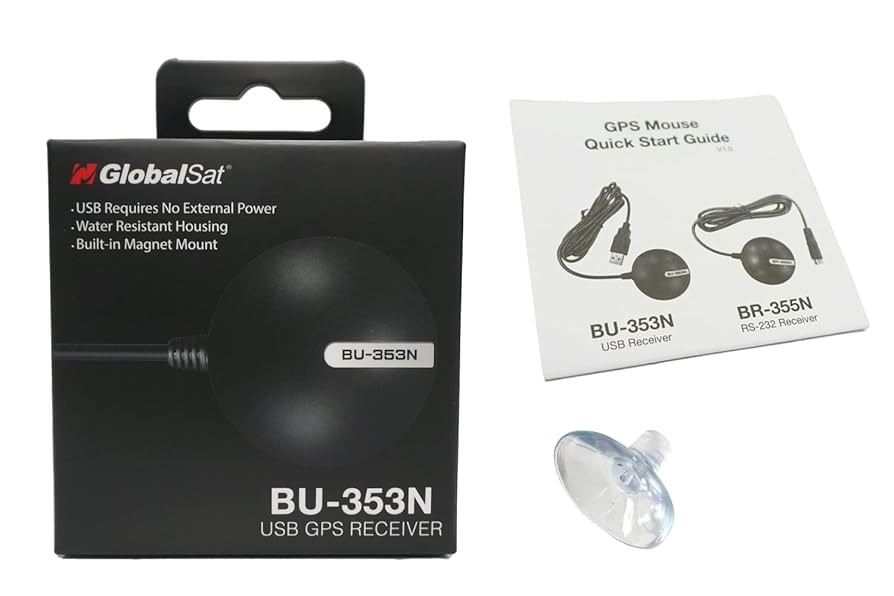 USB GPSレシーバ BU-353 フルセット USB GPSレシーバ BU-353 フルセット