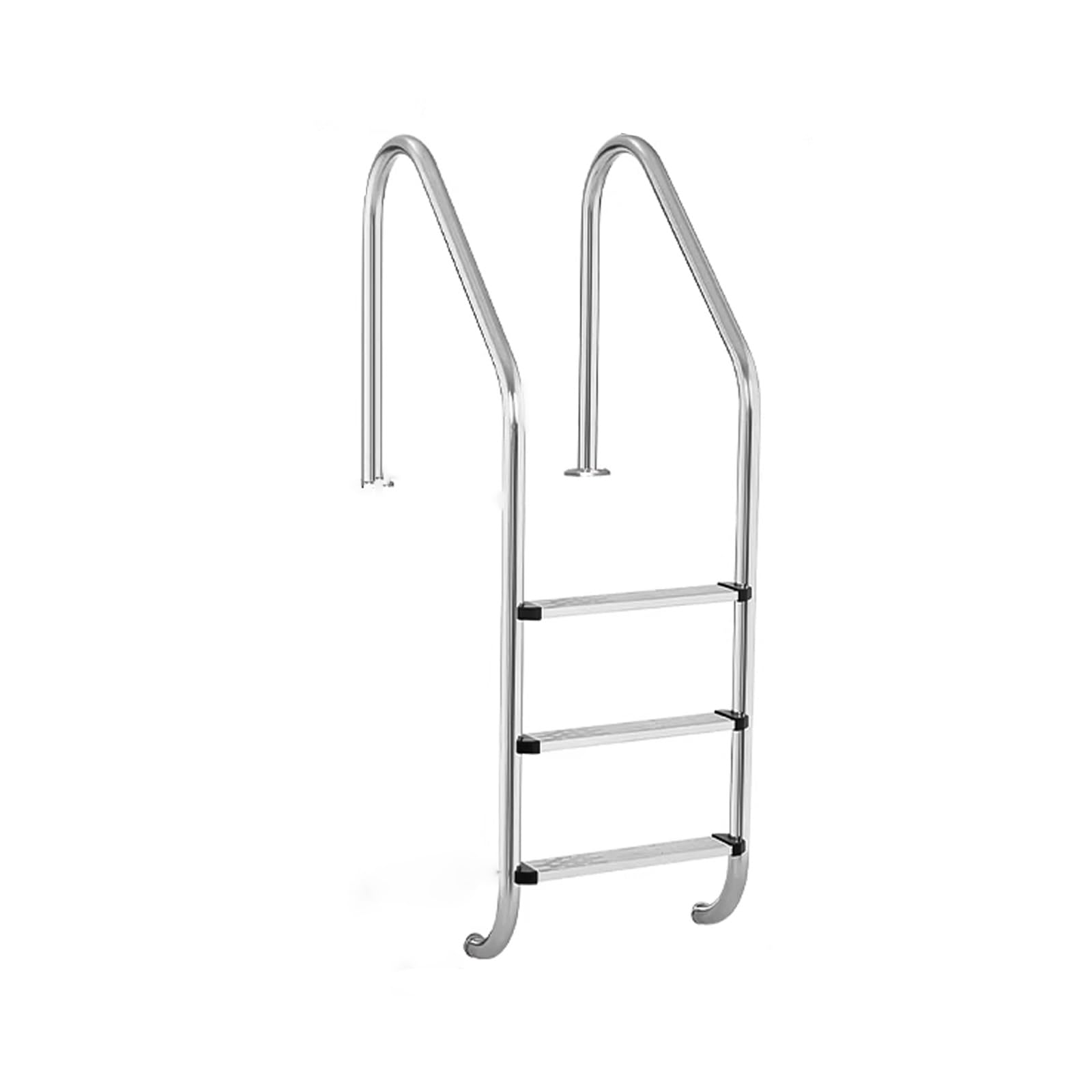 Echelle Piscine Matériau en Acier Inoxydable 304, Pédale Antidérapante, Escalier Piscin Convient Aux Piscines de 100 À 140 cm pour Piscine Enterrée